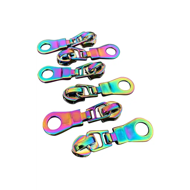 Zipper Pulls - Rainbow Iridescent