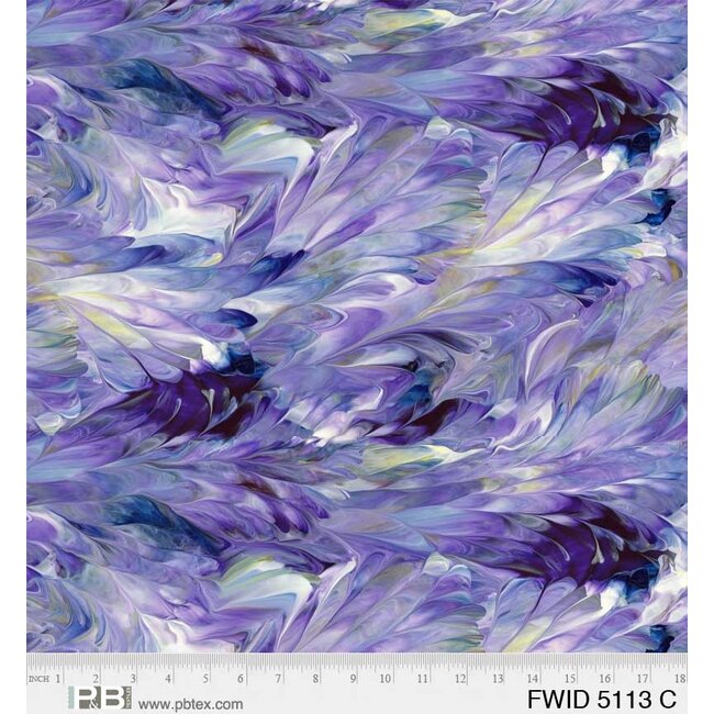 Fluidity Wide, Violet 108in Wide $0.37 per cm or $37/m