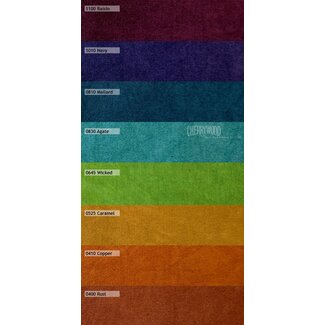 Cherrywood Hand Dyed Fabrics Colorado 8-step Bundle