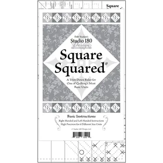 Studio 180 Design Square Squared Ruler - Stitch by Stitch