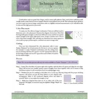 Studio 180 Design Non Mirror Combo Units - Technique Sheet