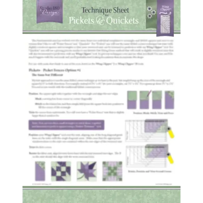 Pickets & Quickets - Technique Sheet