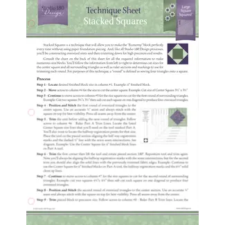 Studio 180 Design Stacked Squares - Technique Sheet