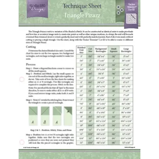 Studio 180 Design Triangle Pizzazz - Technique Sheet