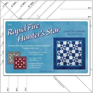 Studio 180 Design Rapid Fire Hunter's Star: Large Star Ruler
