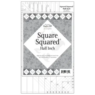 Studio 180 Design Square Squared: Half Inch Ruler