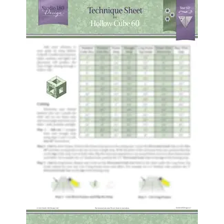 Studio 180 Design Hollow Cube 60 - Technique Sheet