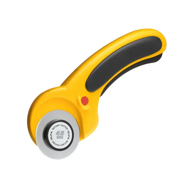 45 mm Deluxe Ergonomic Rotary Cutter - Yellow