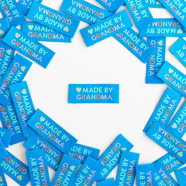 Made by Grandma - Woven Label