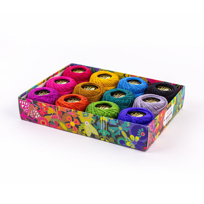 Eleganza™ Set of 12 8wt Perle Cotton Thread - Alison Glass - Fauna