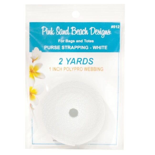 Purse Strapping 1in x 2 yds - White