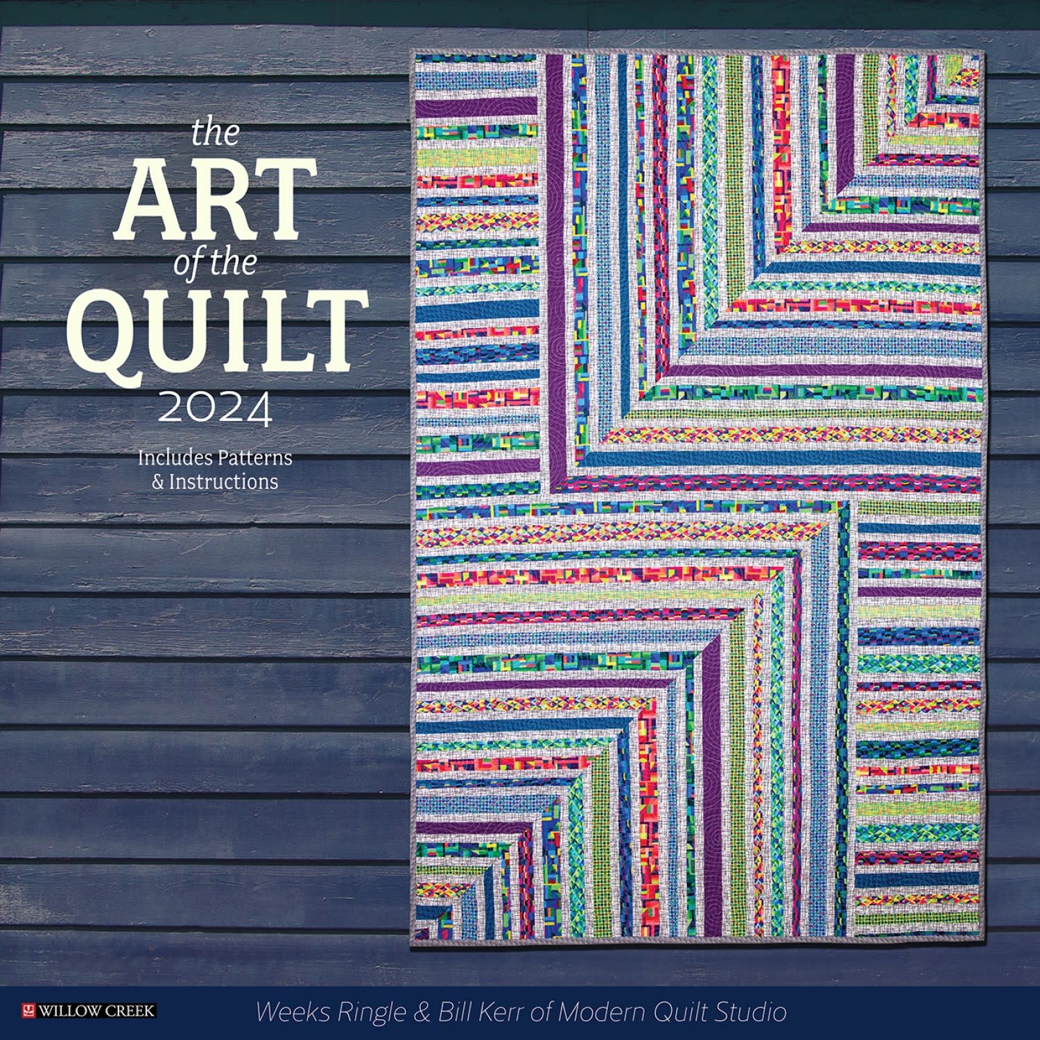 2024 Art of the Quilt Wall Calendar Stitch by Stitch