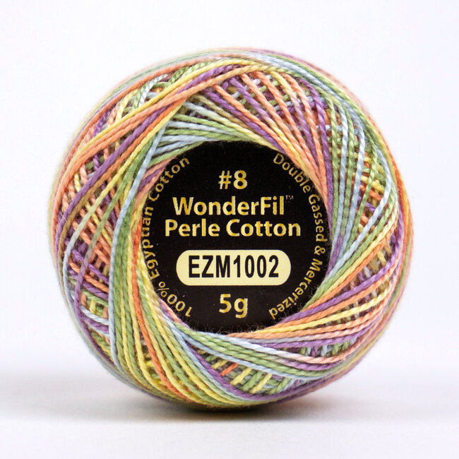 Eleganza™ 8wt Perle Cotton Thread Variegated - Tropical Garden