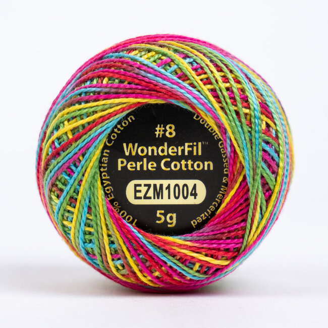 Eleganza™ 8wt Perle Cotton Thread Variegated - Bouncy Castle