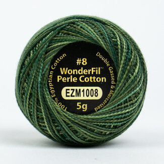 Wonderfil Eleganza™ 8wt Perle Cotton Thread Variegated - Dark Pine