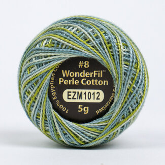 Wonderfil Eleganza™ 8wt Perle Cotton Thread Variegated - Everglades