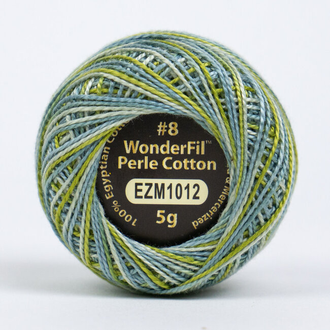Eleganza™ 8wt Perle Cotton Thread Variegated - Everglades