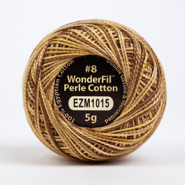 Eleganza™ 8wt Perle Cotton Thread Variegated - Pumpernickel