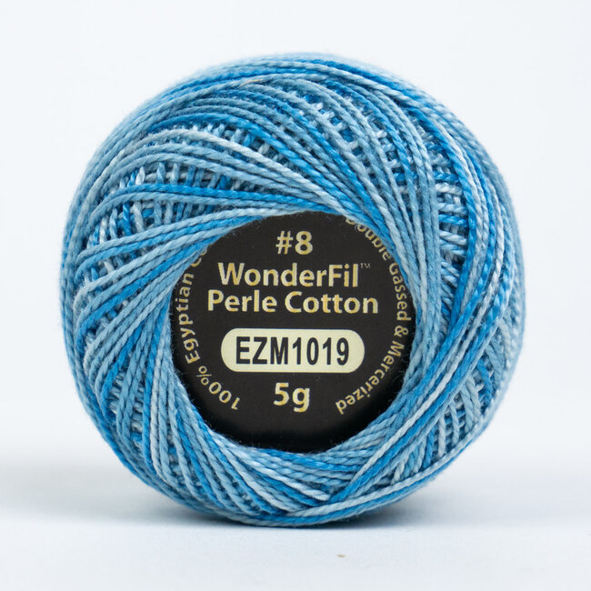 Eleganza™ 8wt Perle Cotton Thread Variegated - Water Slide