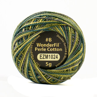 Wonderfil Eleganza™ 8wt Perle Cotton Thread Variegated - Cedar Grove