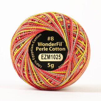 Wonderfil Eleganza™ 8wt Perle Cotton Thread Variegated - Dragon Fruit