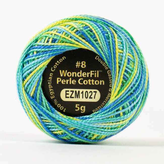 Eleganza™ 8wt Perle Cotton Thread Variegated - Seaside Cabana