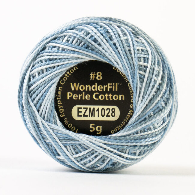 Eleganza™ 8wt Perle Cotton Thread Variegated - Arctic Wind