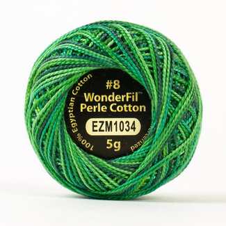 Wonderfil Eleganza™ 8wt Perle Cotton Thread Variegated - Canopy