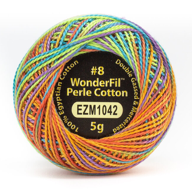 Eleganza™ 8wt Perle Cotton Thread Variegated - Fruity Cereal