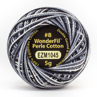 Wonderfil Eleganza™ 8wt Perle Cotton Thread Variegated - Newsprint