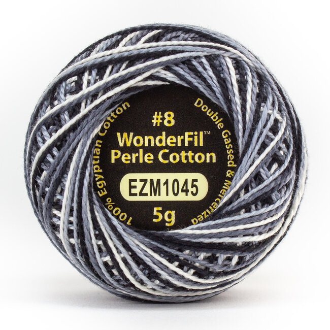 Eleganza™ 8wt Perle Cotton Thread Variegated - Newsprint