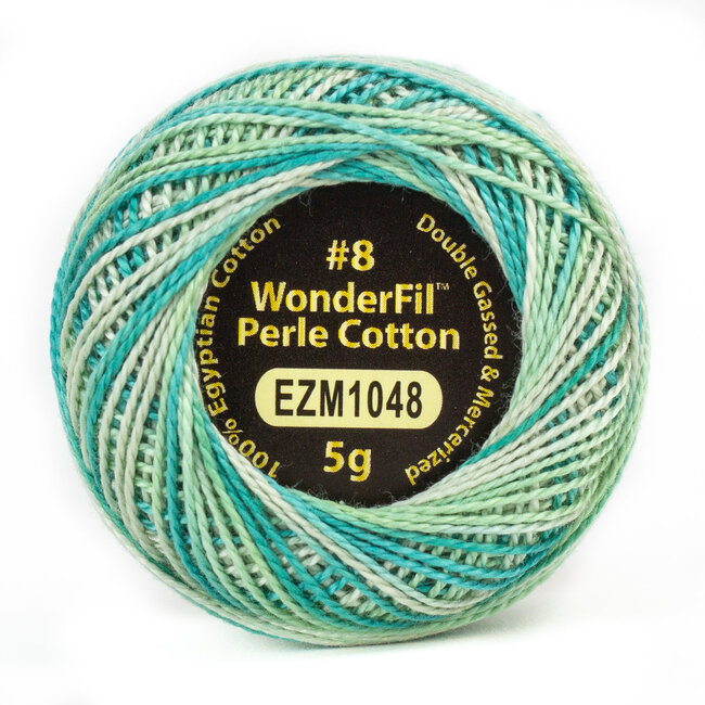 Eleganza™ 8wt Perle Cotton Thread Variegated - Lakefront