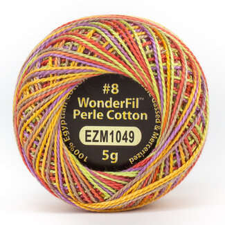 Wonderfil Eleganza™ 8wt Perle Cotton Thread Variegated - Festival