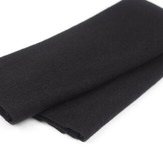 Wonderfil Merino Wool Fabric Fat 1/8 - Black