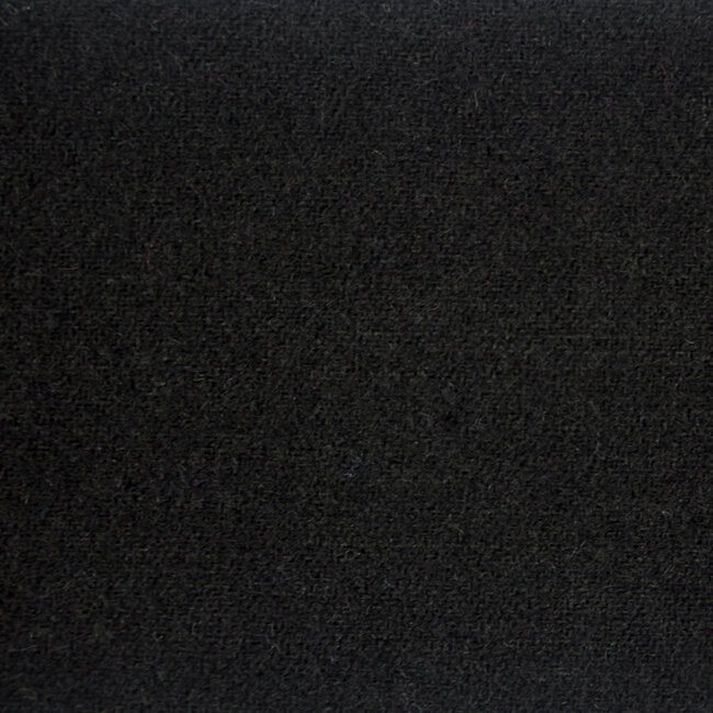 Merino Wool Fabric Fat 1/8 - Black