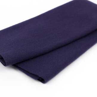 Wonderfil Merino Wool Fabric Fat 1/8 - Blue Iris