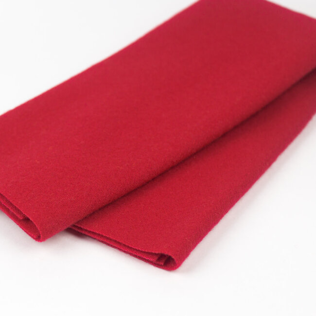 Merino Wool Fabric Fat 1/8 - Flame