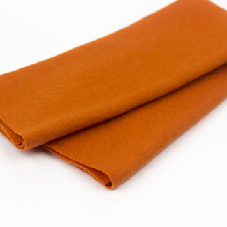 Wonderfil Merino Wool Fabric Fat 1/8 - Pumpkin