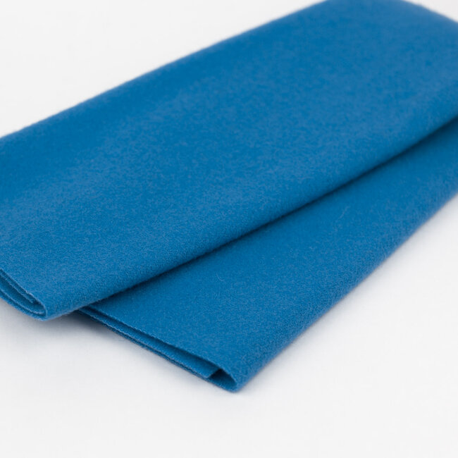 Merino Wool Fabric Fat 1/8 - Crystal Blue