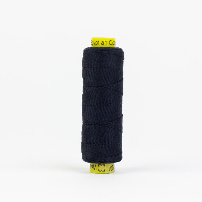 Spagetti™ 12wt Egyptian Cotton Thread - Soft Black