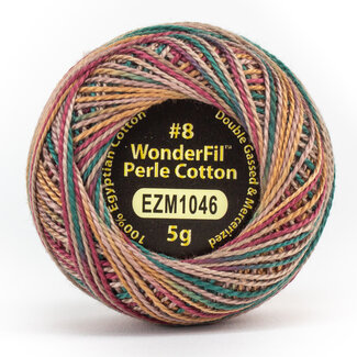 Wonderfil Eleganza™ 8wt Perle Cotton Thread Variegated - Cozy Den