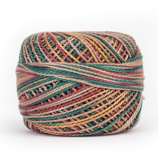 Eleganza™ 8wt Perle Cotton Thread Variegated - Cozy Den