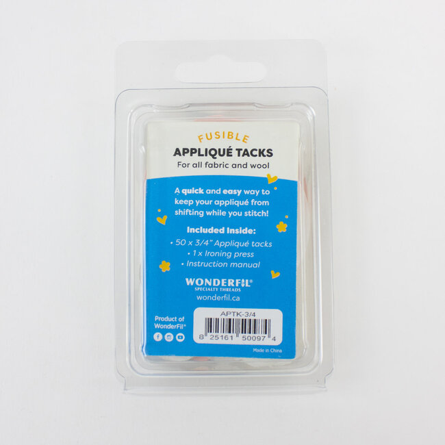 Fusible Appliqué Tacks 3/4" - 50 pieces