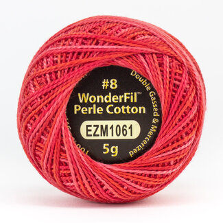 Wonderfil Eleganza™ 8wt Perle Cotton Thread Variegated - Rose Bush