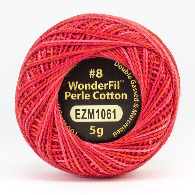 Eleganza™ 8wt Perle Cotton Thread Variegated - Rose Bush