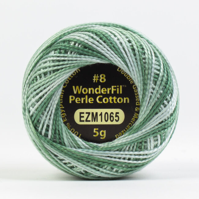 Eleganza™ 8wt Perle Cotton Thread Variegated - Blue Spruce