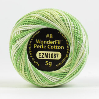 Wonderfil Eleganza™ 8wt Perle Cotton Thread Variegated - Butter Lettuce