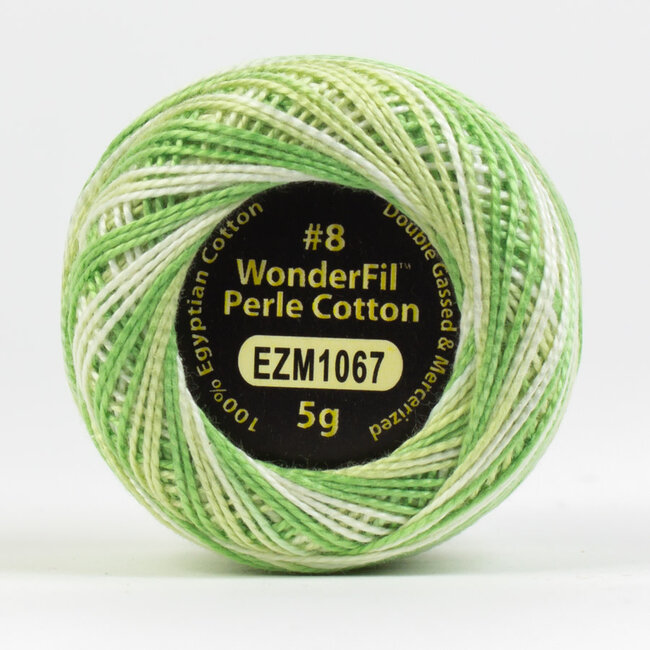 Eleganza™ 8wt Perle Cotton Thread Variegated - Butter Lettuce