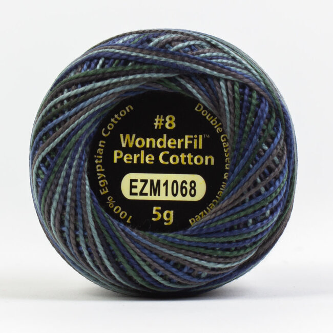 Eleganza™ 8wt Perle Cotton Thread Variegated - Avocado