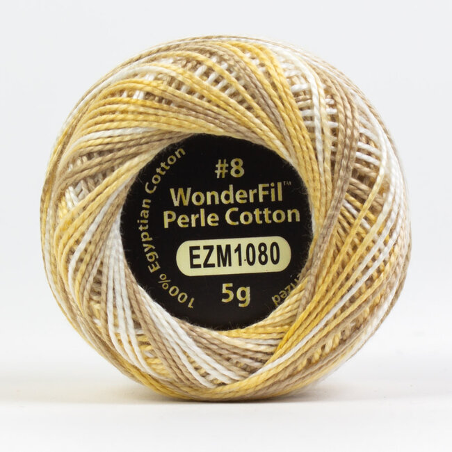 Eleganza™ 8wt Perle Cotton Thread Variegated - Crème Brûlée